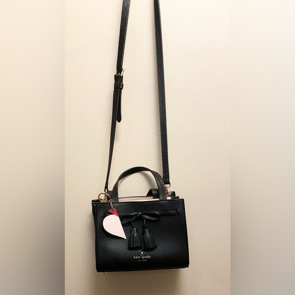 KATE SPADE - Small Satchel Purse Black LIKE NEW - Picture 2 of 10